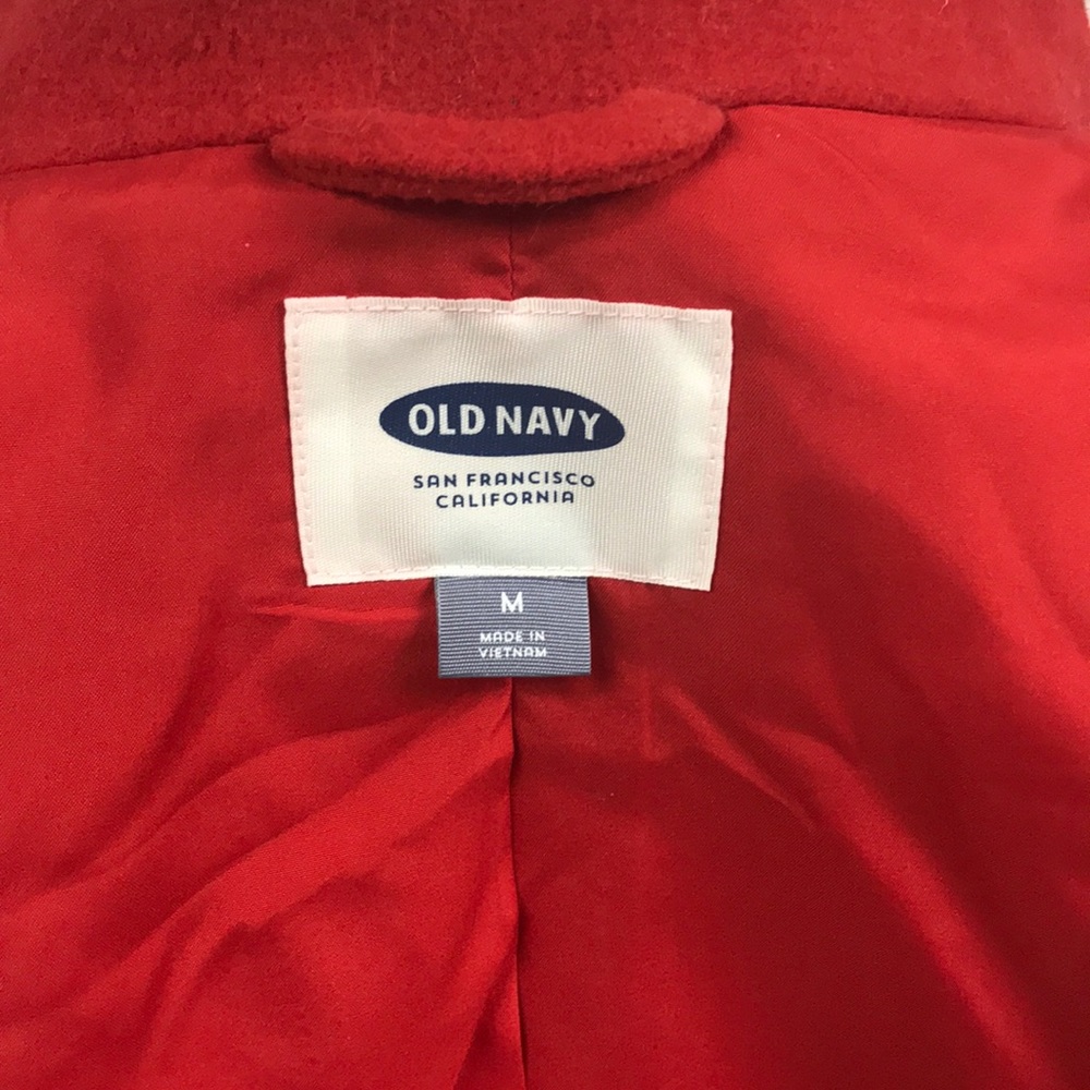 Women’s Red Old Navy Coat - Picture 4 of 5